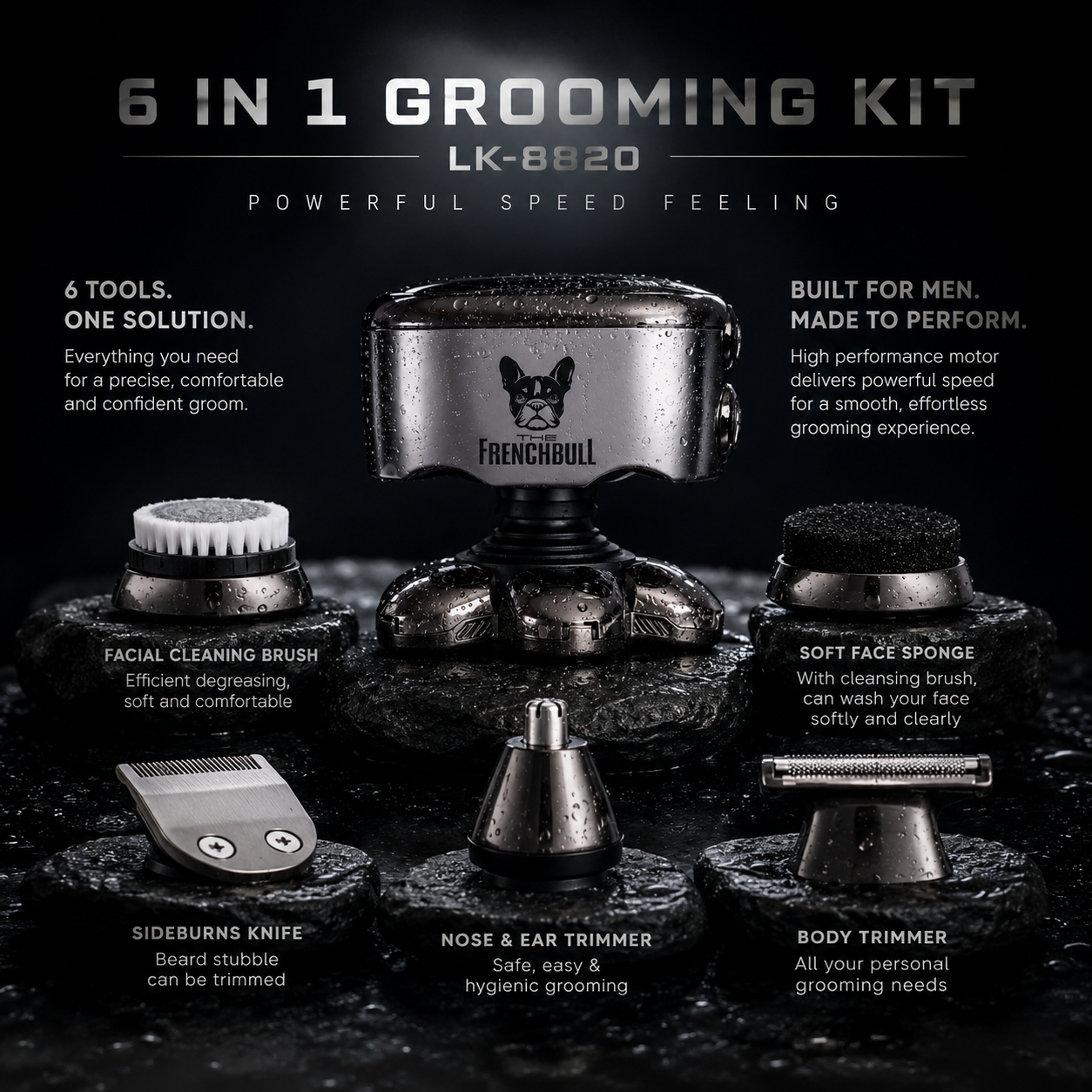 The FrenchBull 6 in 1 Shaver