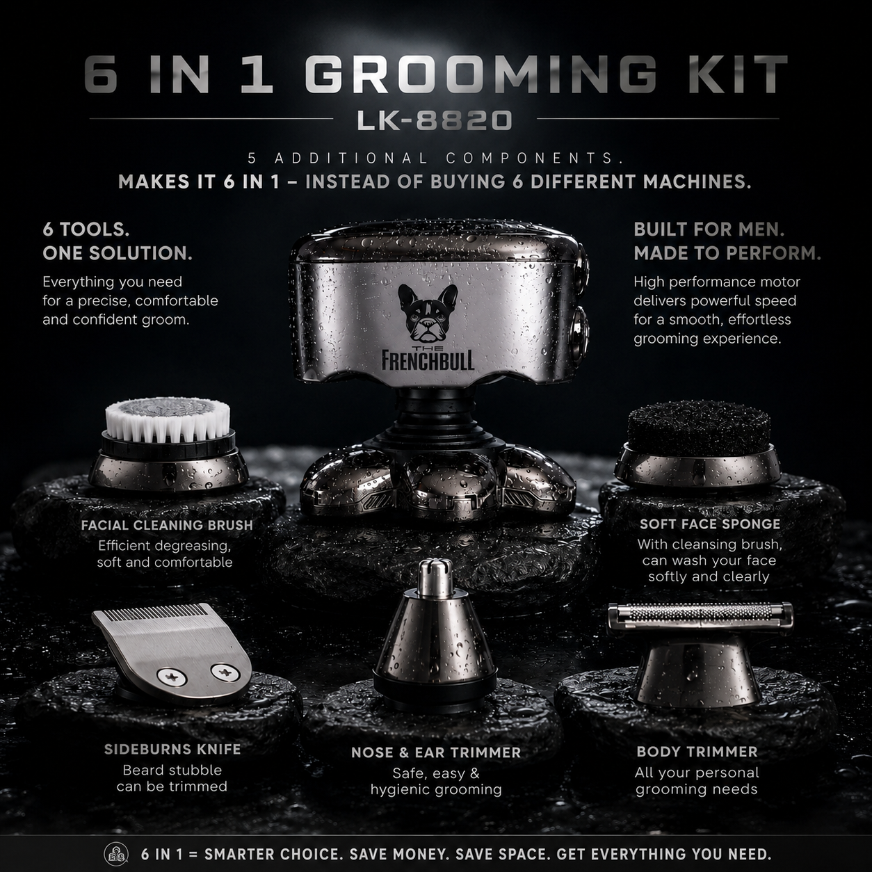 The FrenchBull 6 in 1 Shaver
